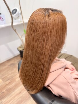 花鳥風月トータルビューティー ロングヘア×暖色ベージュ