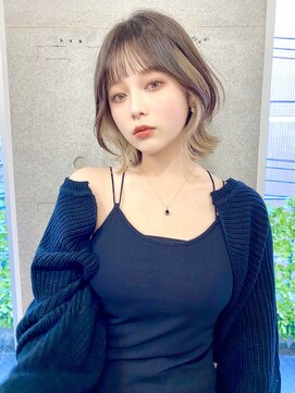 リコバイアフロート(riko by afloat) 韓国くびれヘア結べるボブインナーカラー髪質改善吉祥寺