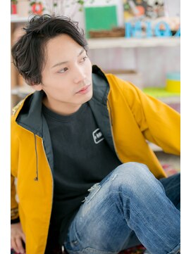 ミック ヘアアンドビューティー 大山店(miq  Hair&Beauty) ランダムパーマでニュアンス感！くせ毛風ショートc1