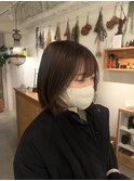 ボブ×マロンベージュ