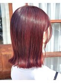カシスカラー/大人可愛い20代30代◎/ツヤ髪