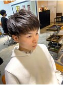 束感ショートマッシュ