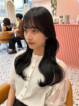 ボタン シブヤ(VOTAN SHIBUYA) 韓国ヘア/前髪あり/くびれヘア/顔まわりカット