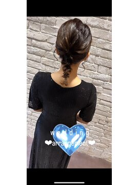 エルト 四条烏丸(elto) 結婚式ヘア★★編み込みアレンジ★★《下岡優花》