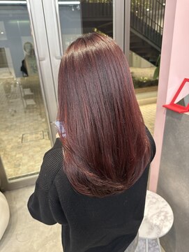 クム(kumu) ブリーチなしボルドーカラー