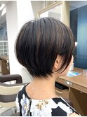 襟足のこしショート