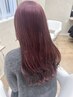 ≪松本担当☆透ける透明感≫ブリーチ無しダブルカラー＋似合わせカット￥9500