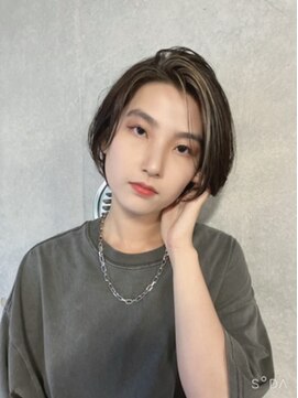 ナル(Na Ru.) ショートボブ+フェイスフレーミングカラー☆