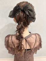 ラフテル(Raftel)&nbsp;高めのリボンが可愛い☆編み下ろしポニー