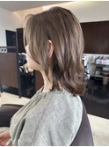大人可愛い くびれレイヤー シアグレージュ