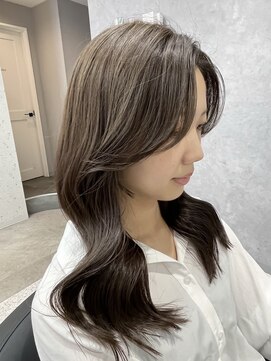 アデプト 北千住店(adept) 【adept北千住エリ】艶々ラベンダー×重め韓国風ヨシンモリ