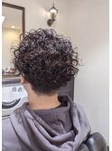 メンズパーマ×くるくるスパイラルパーマ