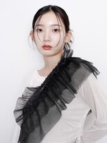 ヘアアレンジ　韓国ヘア　カチモリヘア