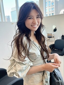 イエナ 難波(IENA)の写真/全体のバランスを見ながらミリ単位でこだわる顔周りカットで小顔みせばっちりな似合わせスタイルをご提案☆