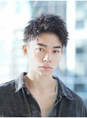 【alpha 新宿】アップバング×ツーブロックショート