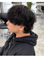 オム ブランシェ(HOMME BLANCHE’)&nbsp;【Natsuki】重めマッシュウルフ×シャドウパーマ