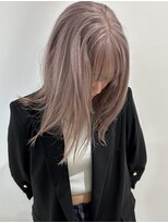 ファムエリア(FEMME AREA) パールベージュ　ダブルカラー　ブリーチカラー