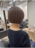 ミニボブ 切りっぱなし 