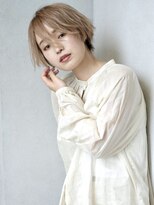 カナン(CANAAN)&nbsp;ロングバングショート　束感　前髪カット