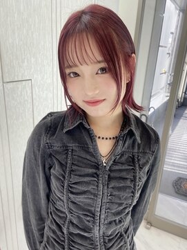 モナバイルーブル(MONA by Louvre) 【MONA】ワインレッド/デザインカラー/ブリーチ