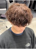 名古屋名駅波巻きスパイラルパーマメンズヘアメンズマッシュ30代