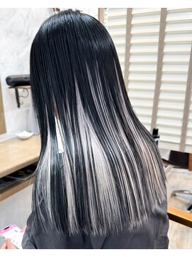 ラウラアンドロー(LAURA&RO) 【インナーカラー　ホワイトシルバー】