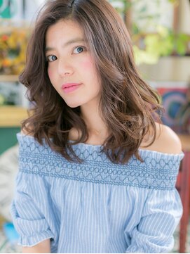 カバーヘア ブリス 志木南口駅前店(COVER HAIR bliss) かきあげフレンチガーリーレイヤーセミディc720代30代40代