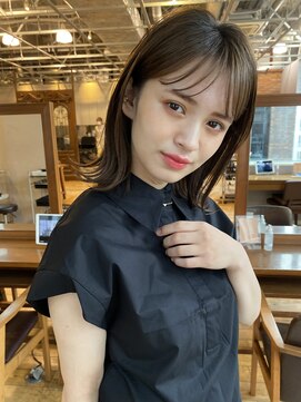 ガーデントウキョウ(GARDEN Tokyo) 似合わせカット/外ハネ/大人カジュアル/ベージュカラー//