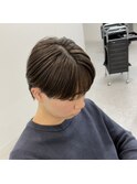 曲がる縮毛矯正シースルーマッシュ