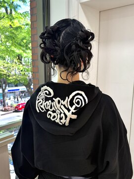 フォルテ 表参道店(FORTE) お呼ばれヘア/ひと癖ヘアセット/大人ヘアセット/ライブヘア