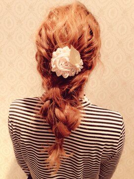 アチーブ 姫路店(Achieve) 【Achieve】編み込みダウン　Stylist　平石