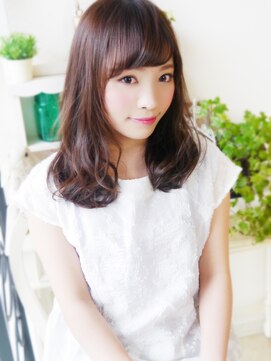 ヘア ジュレ ドゥ(hair jurer deux) 【ヘアジュレドゥ 古居】 ふわふわカワイイ大人女性セミロング