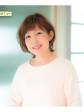 松本平太郎美容室 銀座本店 美フォルム上品ボブ×50代 【銀座★個室】