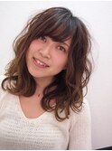大人女子ふんわりウェーブ