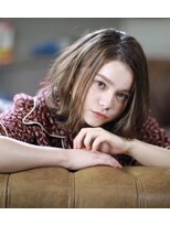 ラべリー 池袋(LOVELEY)&nbsp;ロブノーブルクラシカルバイヤージュパーマミディ