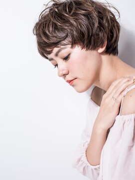 カバーヘア 上尾西口店(COVER HAIR) ローライト♪ふわくしゅくせ毛風小顔マッシュv上尾20代30代40代