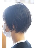 マスク着用シルエット重視ショート♪
