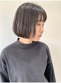 【FOLK】透明感地毛風ブラック☆似合わせパツっとミニボブ♪
