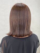 アイティーバイアルバム 藤沢店(IT by ALBUM)&nbsp;アッシュボブ_アースカラーくびれヘアツートンカラー_ba300371