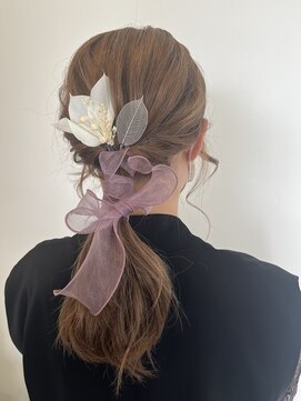 ヘアーブランドジン ヴェール(HAIR BRAND Jin Vert) 編み下ろしヘアセット