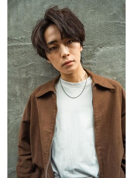 ガレージ バイ グリーン 原宿 表参道(Garage by green) 【loki】メンズマッシュ×ブラウン