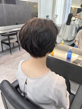 クーラアオヤマ(Cura Aoyama) 【リアルパーマ】ハイライト×ショートパーマ