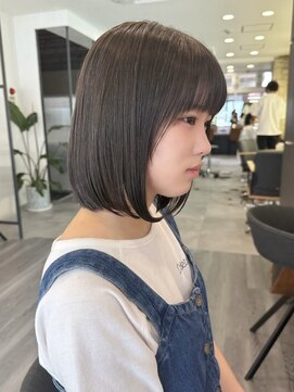 ビューエヒメ(VIEW EHIME) 大人ラフウェーブ20代30代40代ボブブラウンスウィングショート