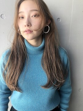 マイル 渋谷(mile) 軽め姫カット × マロンカラー