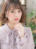 カバーヘア ブリス 上尾西口店(COVER HAIR bliss) ベビーバング大人ハイライト小顔前下がりボブc5上尾20代30代40代