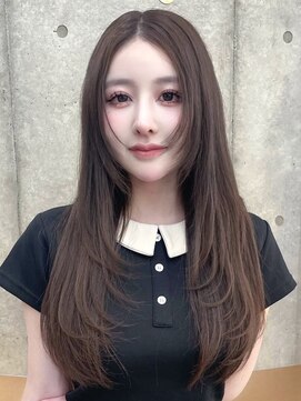 ロンドホットリップ 立川(Lond hot lip) 似合わせカットレイヤーカット メルティカラーフェミニンロング