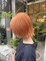 ラウブロッサム 大宮西口店(Lau Blossom) くびれヘア/アプリコットオレンジ/ハイライトカラー/大宮