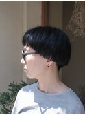 アシンメトリーマッシュボブ