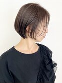 【morio松戸 アイダ】大人ショートアッシュカラー小顔ショート