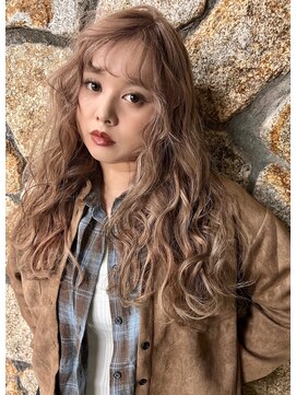 ガルボヘアー 桟橋店(garbo hair) 秋冬カラー ベージュ 高知美容室 ミルクティー